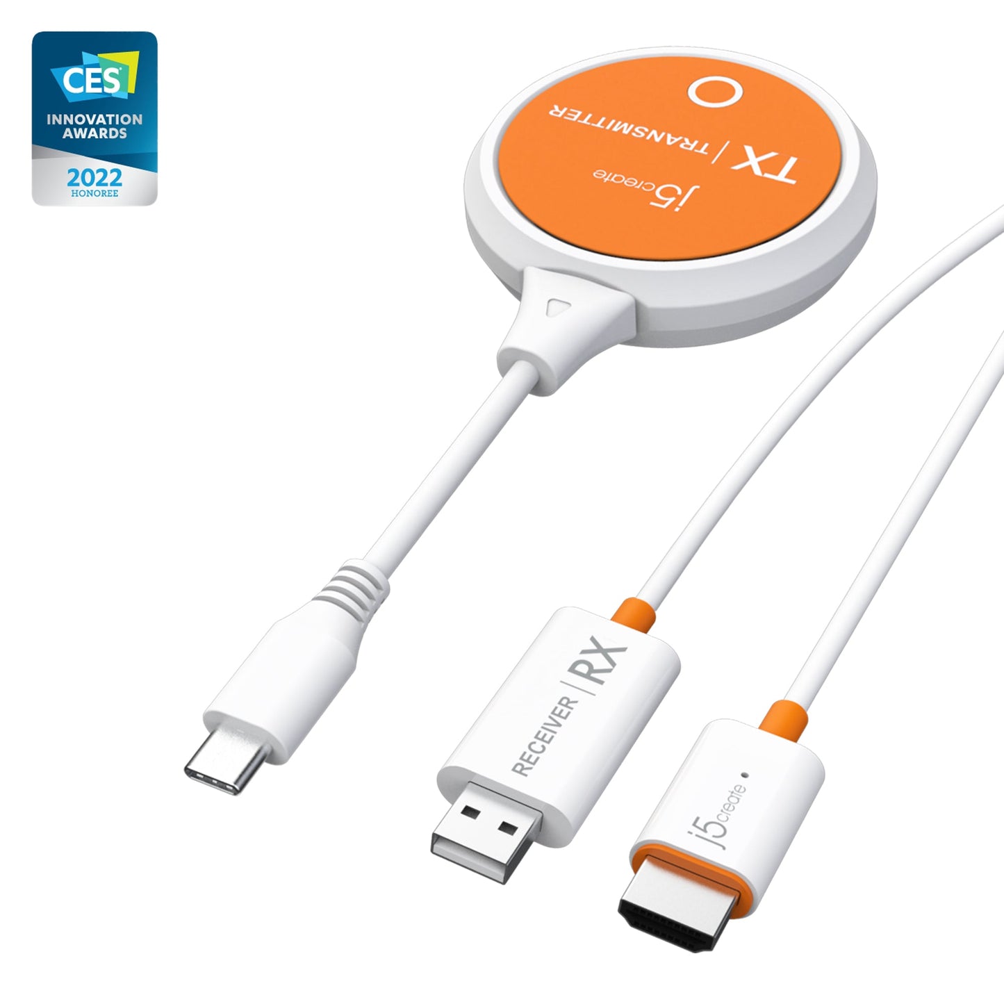 J5create ScreenCast USB-C Wireless Display HDMI Extender - JVAW62