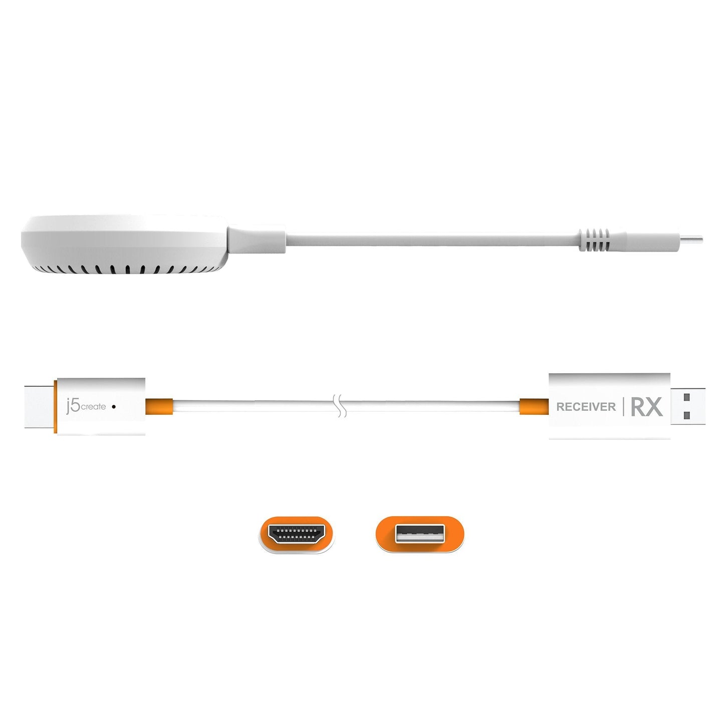 J5create ScreenCast USB-C Wireless Display HDMI Extender - JVAW62