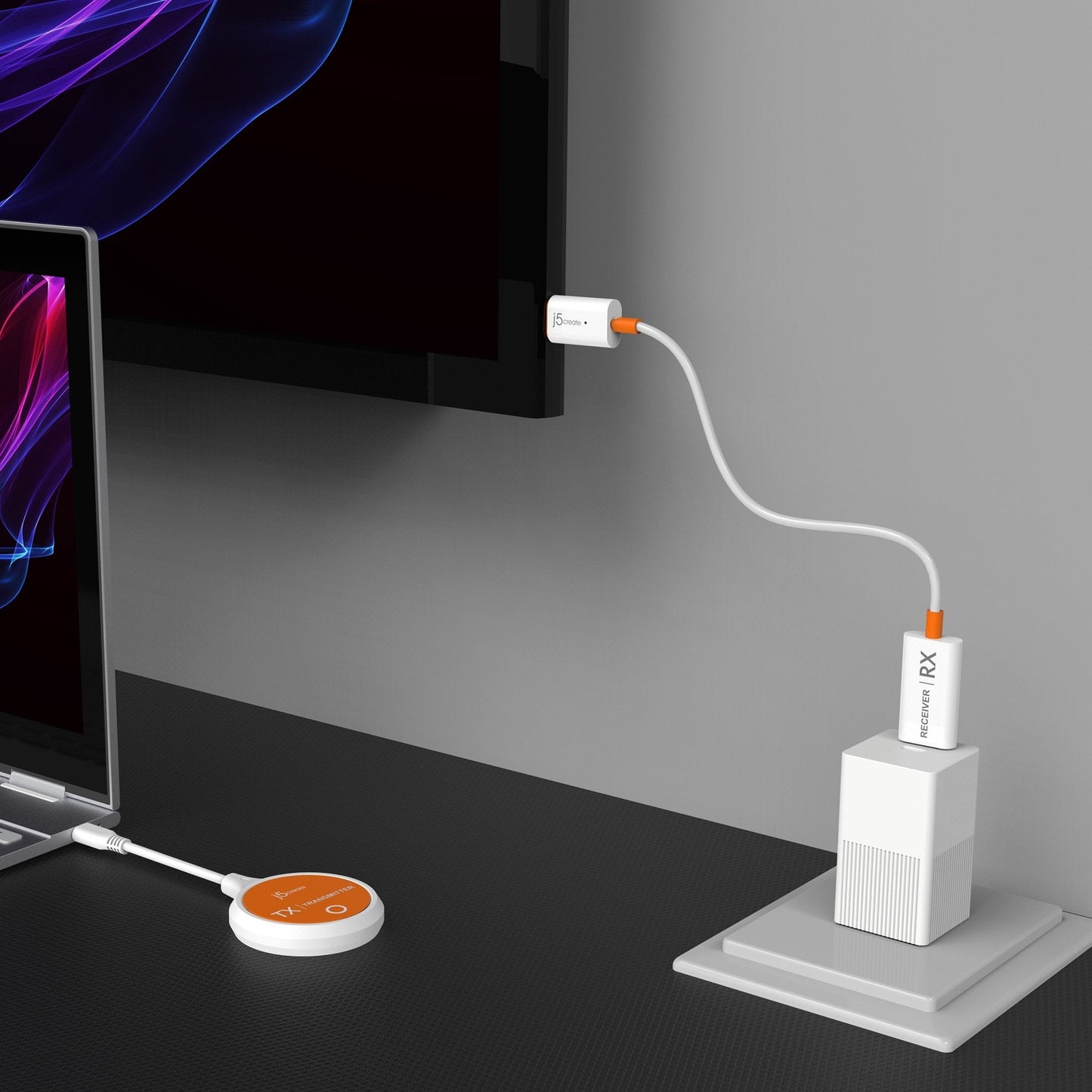 J5create ScreenCast USB-C Wireless Display HDMI Extender - JVAW62