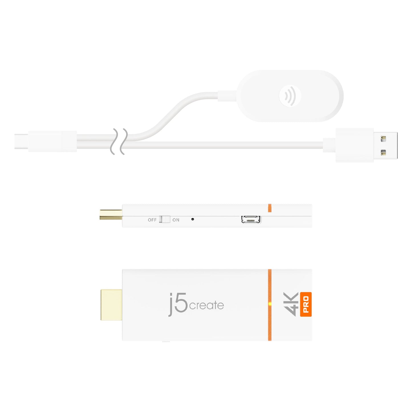 J5create ScreenCast 4K Pro Wireless Display Adapter - JVAW76PRO
