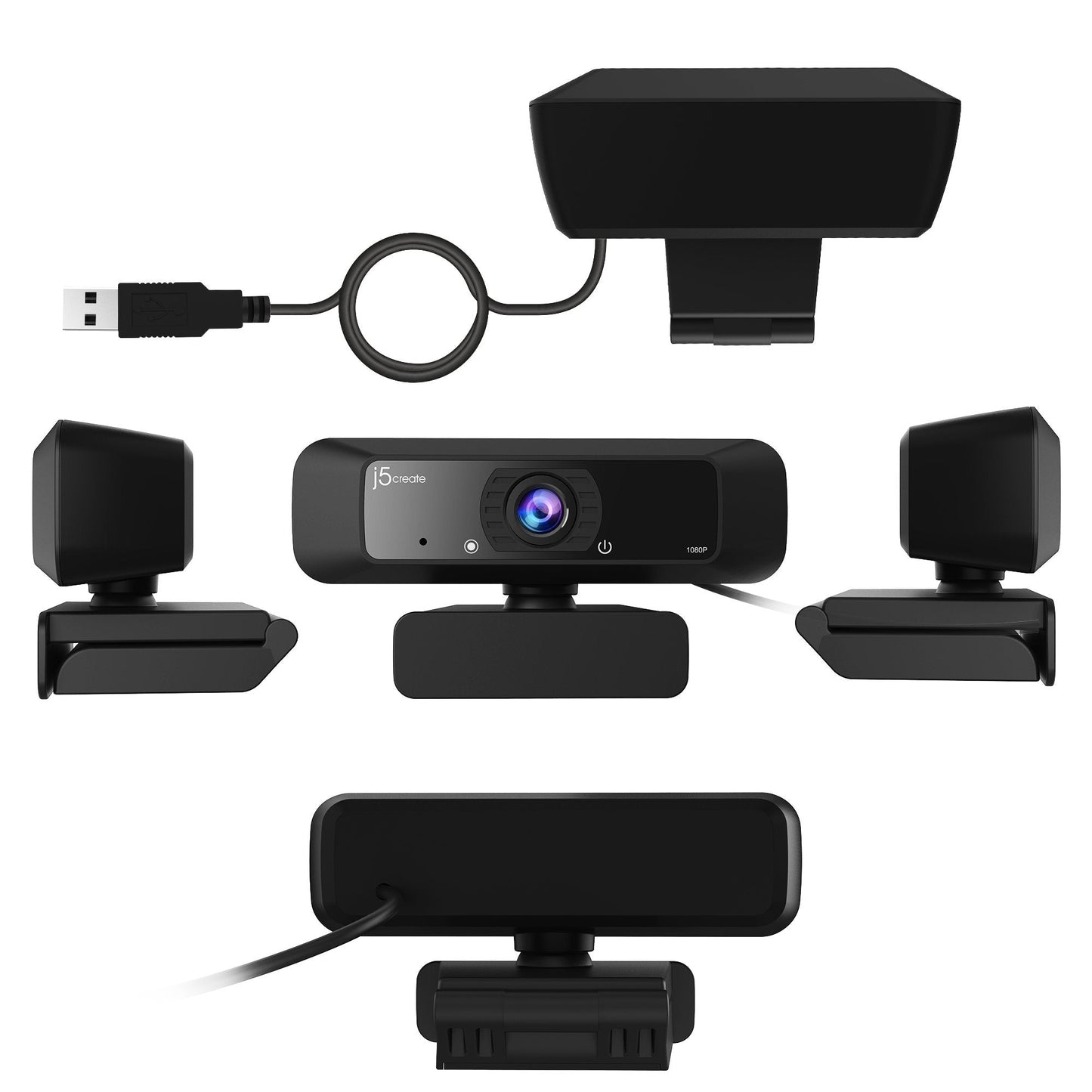 J5create USB HD Webcam with 360° Rotation - JVCU100