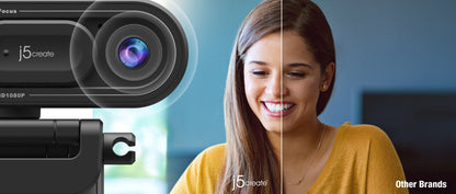 J5create HD Webcam with Auto & Manual Focus Switch  - JVU250