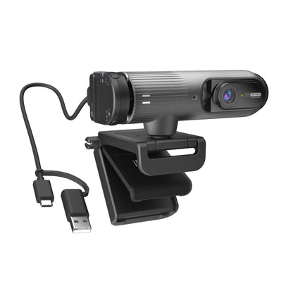 J5create 2K AI-Powered Webcam with Wireless Microphone and Auto-Focus - JVU300