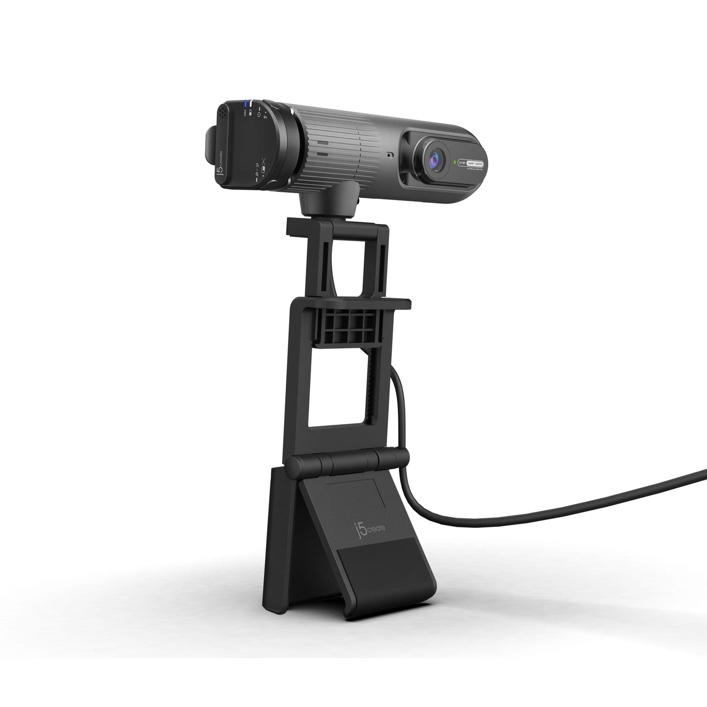 J5create 2K AI-Powered Webcam with Wireless Microphone and Auto-Focus - JVU300