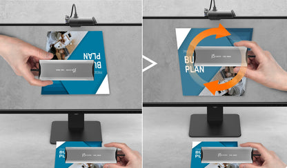 J5create 2K AI-Powered Webcam with Wireless Microphone and Auto-Focus - JVU300