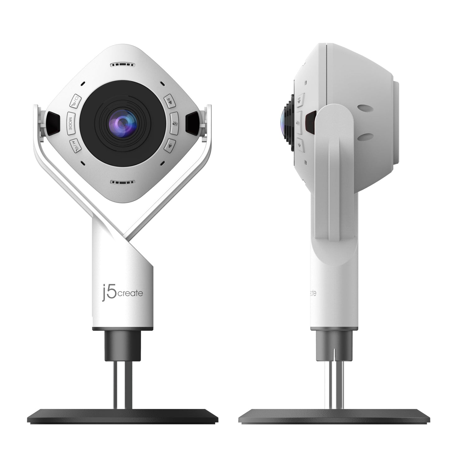 J5create 360° AI-Powered Webcam with Speakerphone - JVU368
