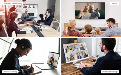 J5create 360° AI-Powered Webcam with Speakerphone - JVU368