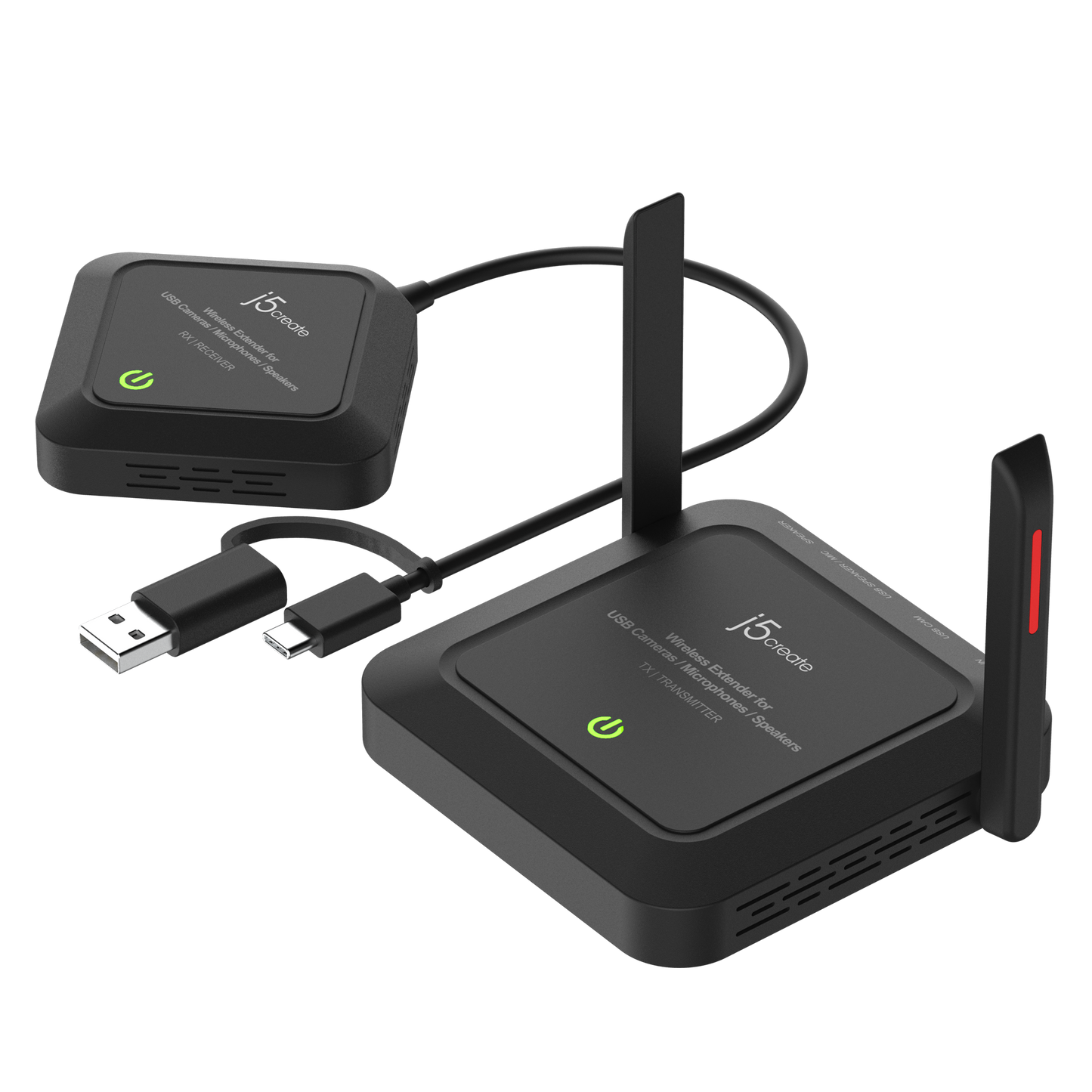 J5create Wireless Extender for USB Cameras / Microphones / Speakers - JVW120