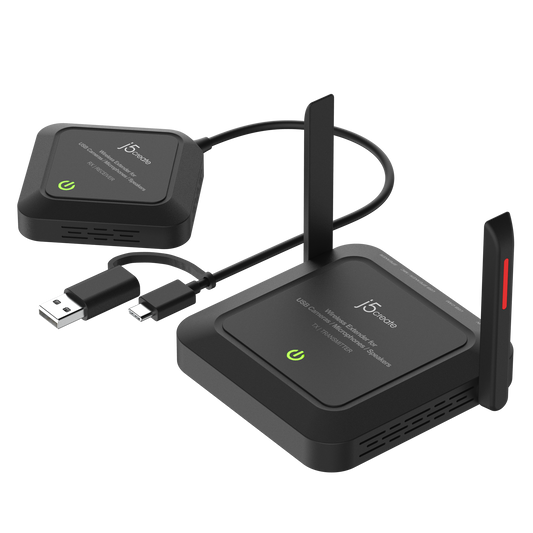 J5create Wireless Extender for USB Cameras / Microphones / Speakers - JVW120
