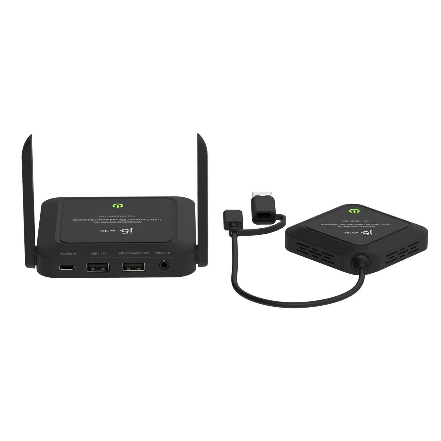 J5create Wireless Extender for USB Cameras / Microphones / Speakers - JVW120