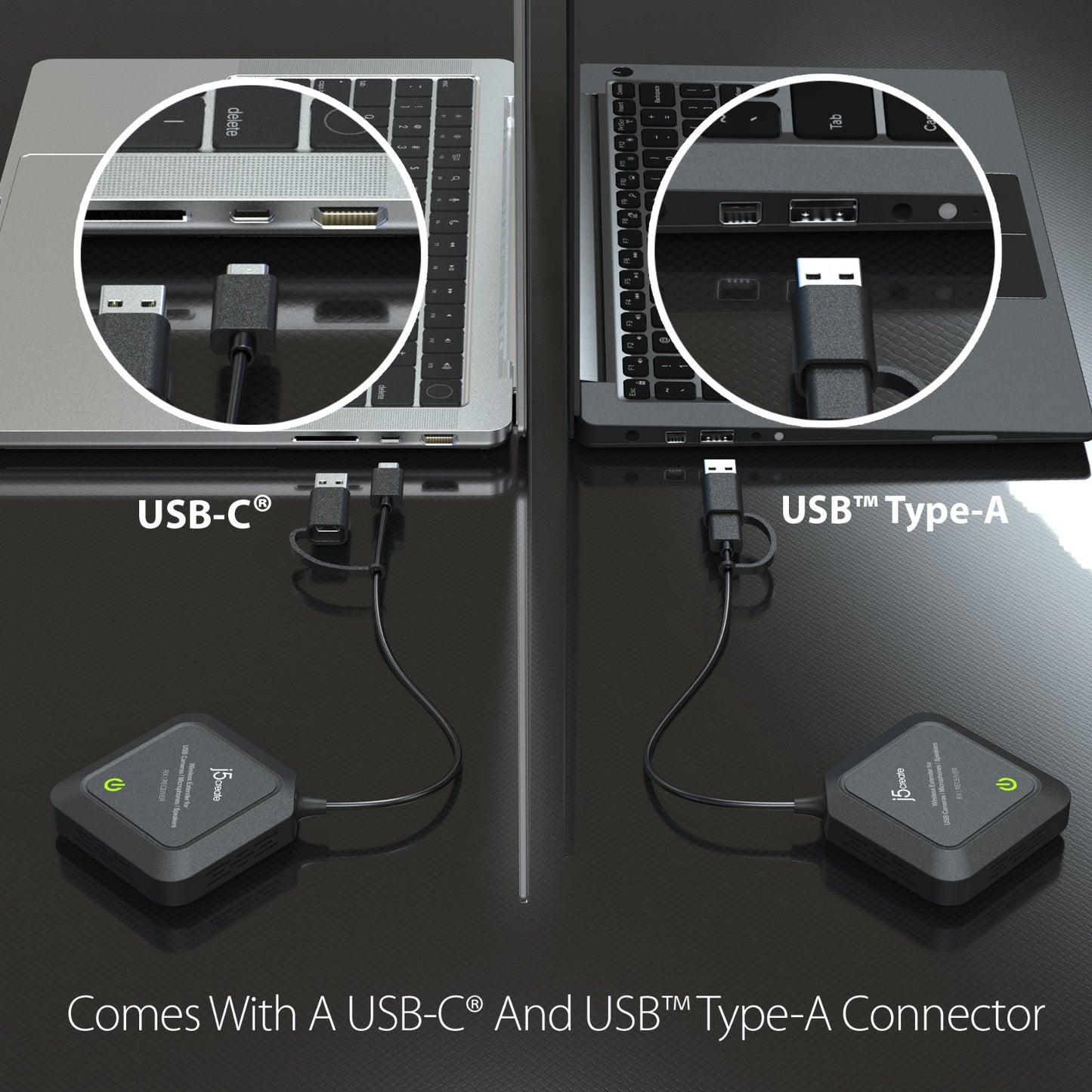 J5create Wireless Extender for USB Cameras / Microphones / Speakers - JVW120