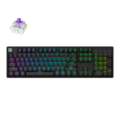 Keychron K10 HE 100% Hot-Swap Gateron Dbl-Rail Nebula Switch RGB Wireless Keyboard – Black