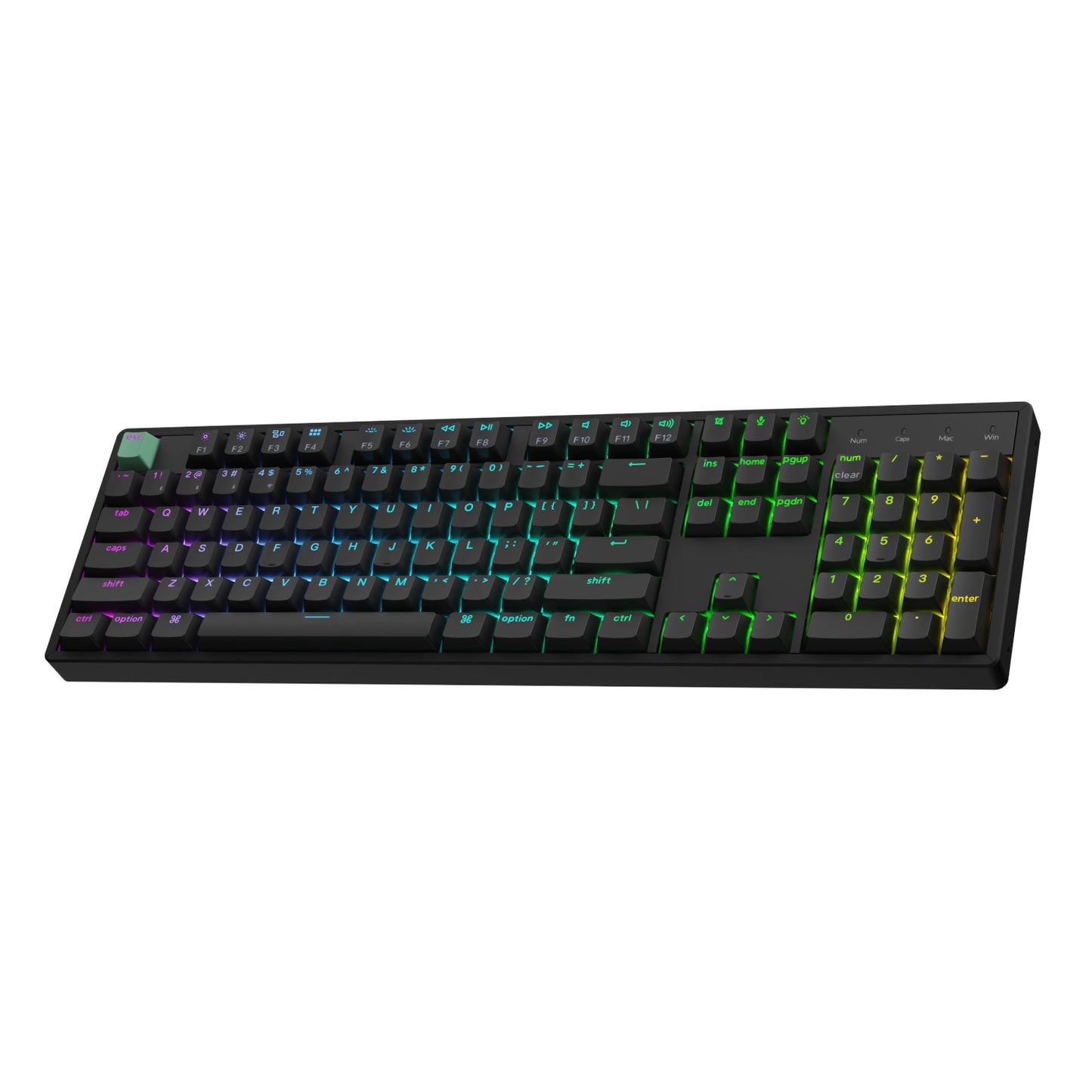 Keychron K10 HE 100% Hot-Swap Gateron Dbl-Rail Nebula Switch RGB Wireless Keyboard – Black
