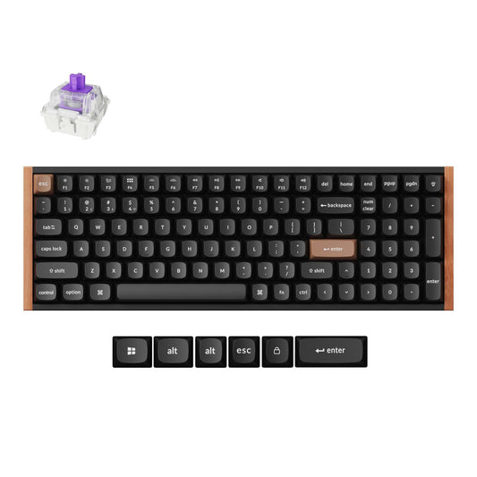 Keychron K4 HE 96% Wireless Magnetic Keyboard – Gateron Hall Effect Switches, Aluminium and Woof