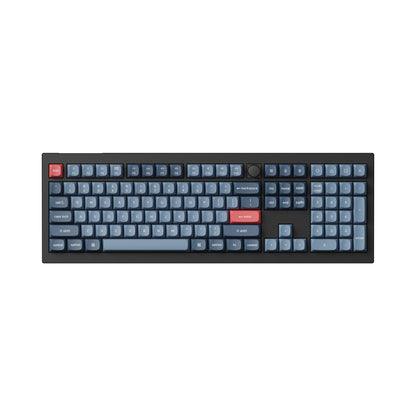 Keychron V6 Max QMK/VIA RED Wireless Custom Mechanical Keyboard | RED Switch – Black
