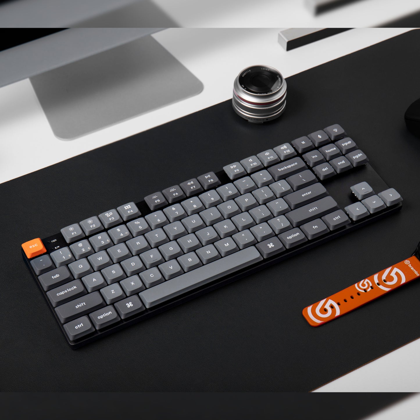 Keychron K1 Max QMK/VIA 80% Wireless Custom Mechanical Keyboard | RED Switches