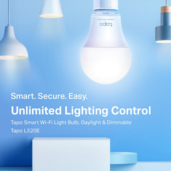 Tapo Smart Wi-Fi Light Bulb, Daylight & Dimmable - Tapo L520E