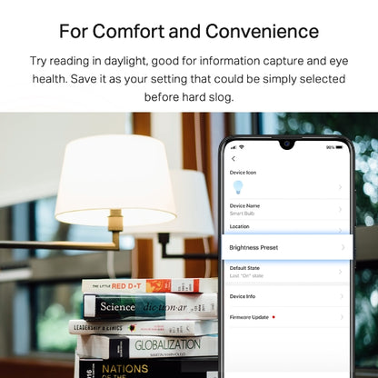 Tapo Smart Wi-Fi Light Bulb, Daylight & Dimmable - Tapo L520E