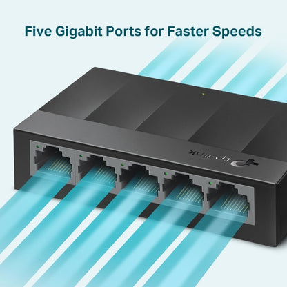 TP-Link  5-Port 10/100/1000Mbps Desktop Switch - LS1005G