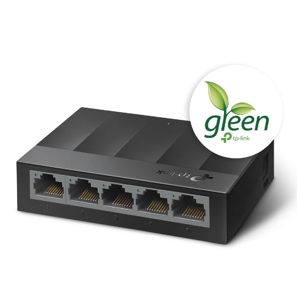 TP-Link  5-Port 10/100/1000Mbps Desktop Switch - LS1005G