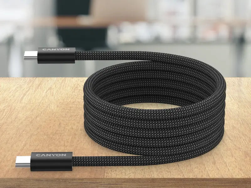 Canyon USB-C to USB-C 60W 1M - Black