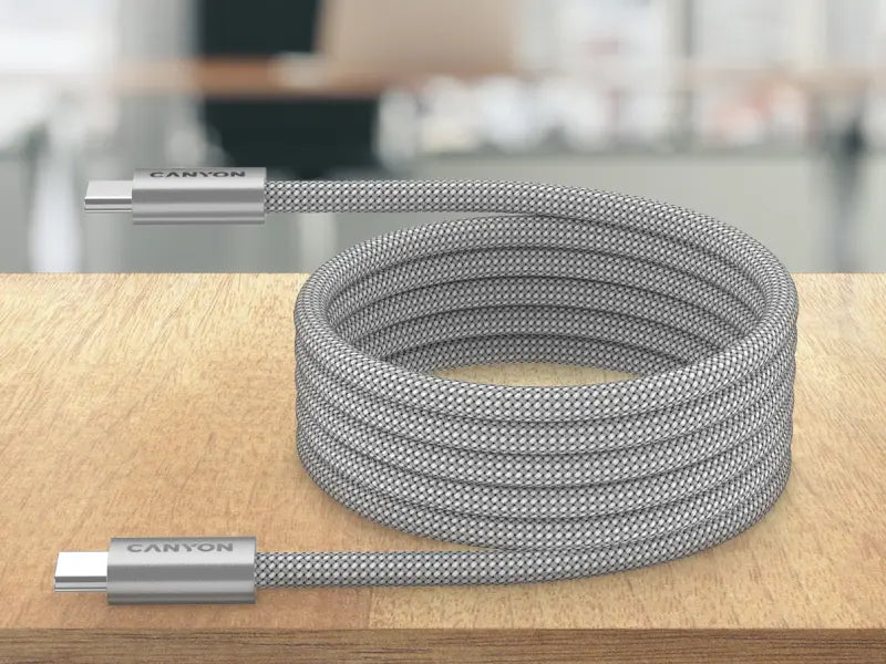 Canyon USB-C to USB-C 60W 1M - Light Grey