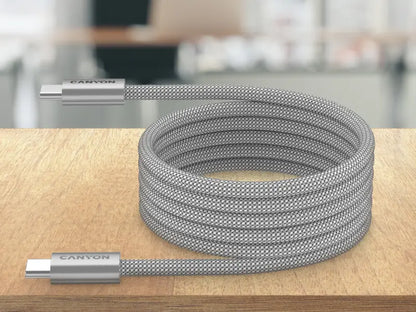 Canyon USB-C to USB-C 60W 1M - Light Grey