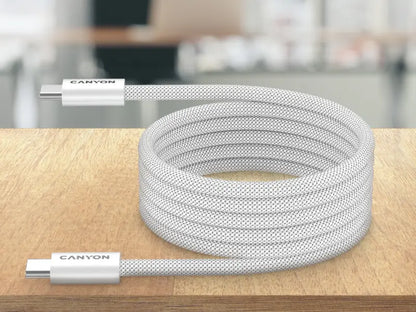 Canyon USB-C to USB-C 60W 1M - White