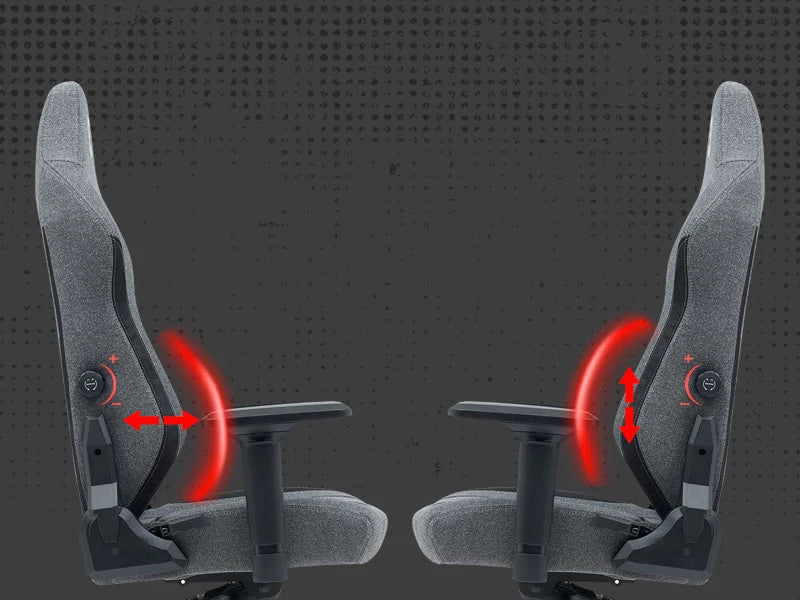 Canyon Fabric XL Gaming Chair Boulder XLCH01 - Grey
