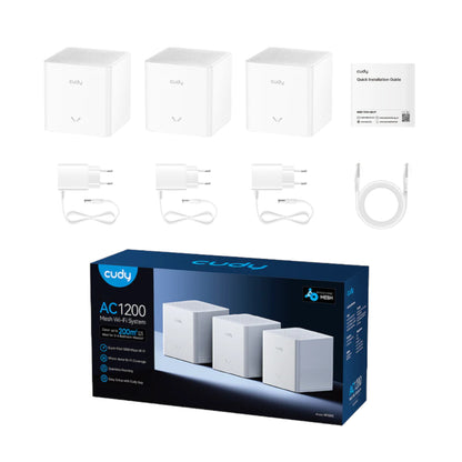 Cudy AC1200 Mesh Wi-Fi System (V2) – 3Pack