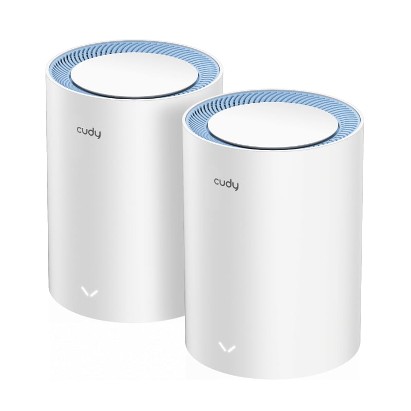Cudy Dual Band WiFi 5 1200Mbps Fast Ethernet Mesh 2 Pack | M1200 (2-Pack)