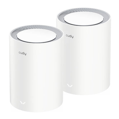 Cudy Dual Band WiFi 6 3000Mbps Multi-Gigabit Mesh 2-Pack | M3000 (2-Pack)