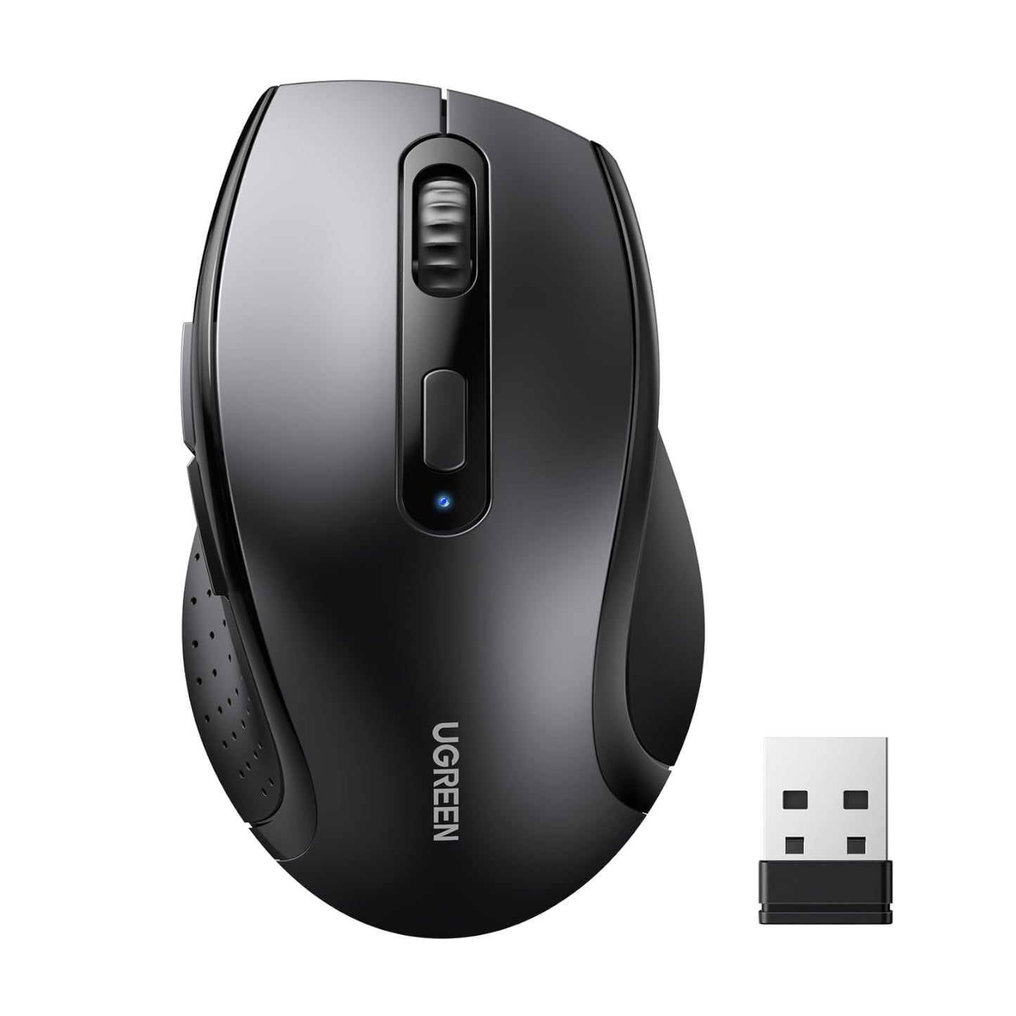 UGreen M511 Ergonomic 2.4GHz Wireless Mouse – Black