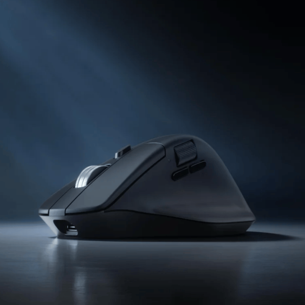 Keychron M6S-B72 1K Wireless Mouse (BT/2.4GHz/Wired) – Black