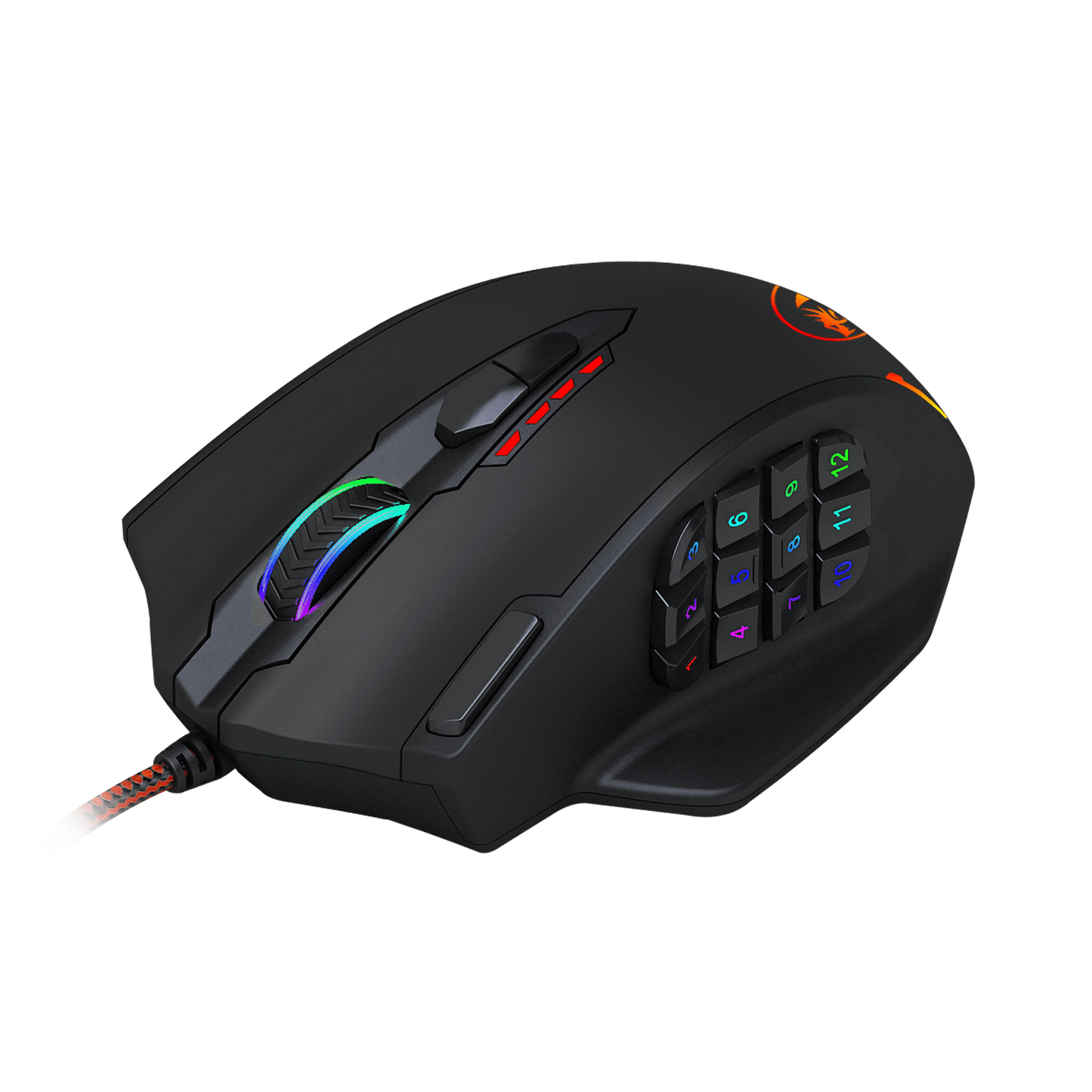 Redragon M908 IMPACT MMO 12400DPI Wired Gaming Mouse