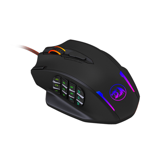 Redragon M908 IMPACT MMO 12400DPI Wired Gaming Mouse