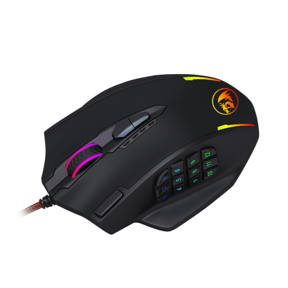 Redragon M908 IMPACT MMO 12400DPI Wired Gaming Mouse