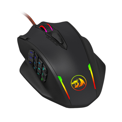 Redragon M908 IMPACT MMO 12400DPI Wired Gaming Mouse