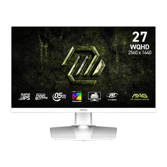 MSI MAG 274QRFW E20 27″ WQHD 200Hz IPS Gaming Monitor – White