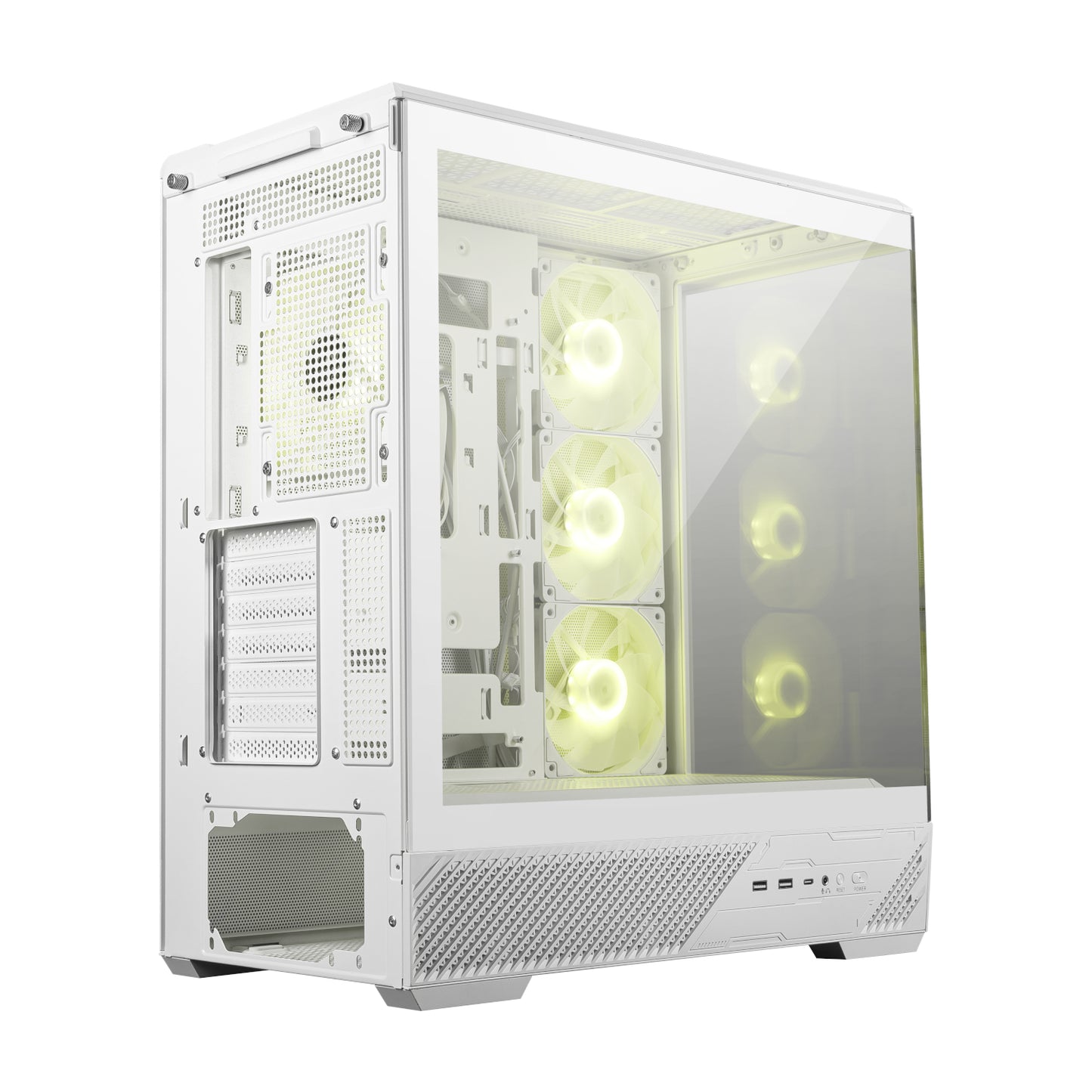 MSI MAG PANO 130R PZ ATX Gaming Chassis – White