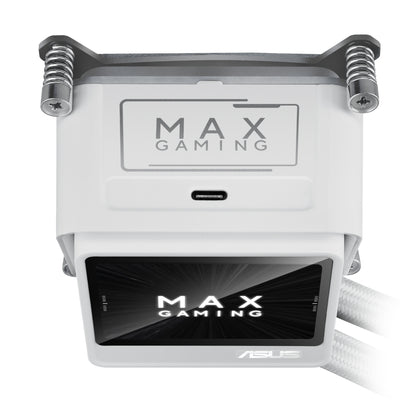 Asus MAX Gaming LC 360 ARGB LCD All-in-one CPU Liquid Cooler – White