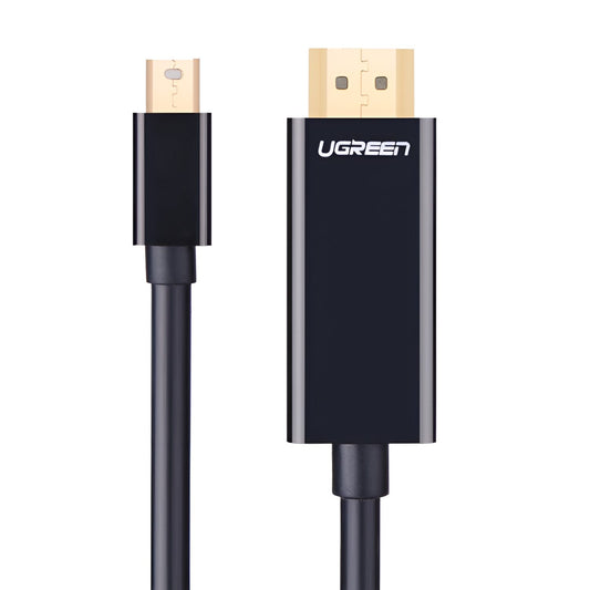UGREEN Mini DisplayPort Male to 4K@30Hz HDMI Cable 1.5m – Black