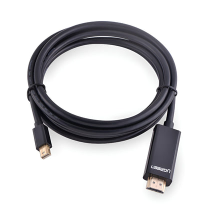 UGREEN Mini DisplayPort Male to 4K@30Hz HDMI Cable 1.5m – Black
