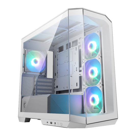 MSI MAG PANO M100R PZ M-ATX ARGB Gaming Chassis – White
