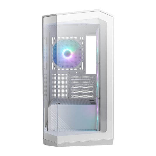 MSI MAG PANO M100R PZ M-ATX ARGB Gaming Chassis – White