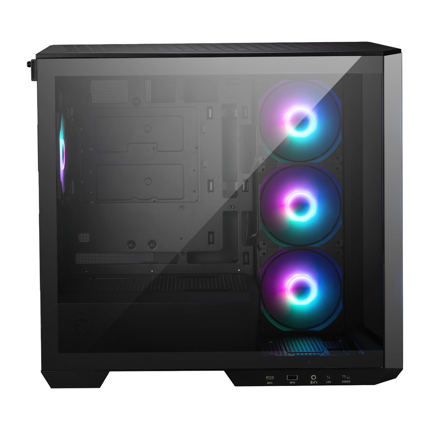 MSI MAG PANO M100R PZ M-ATX ARGB Gaming Chassis – Black