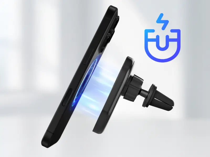 Canyon OnGrip 105 15W Qi2 Wireless Car Charger - Black