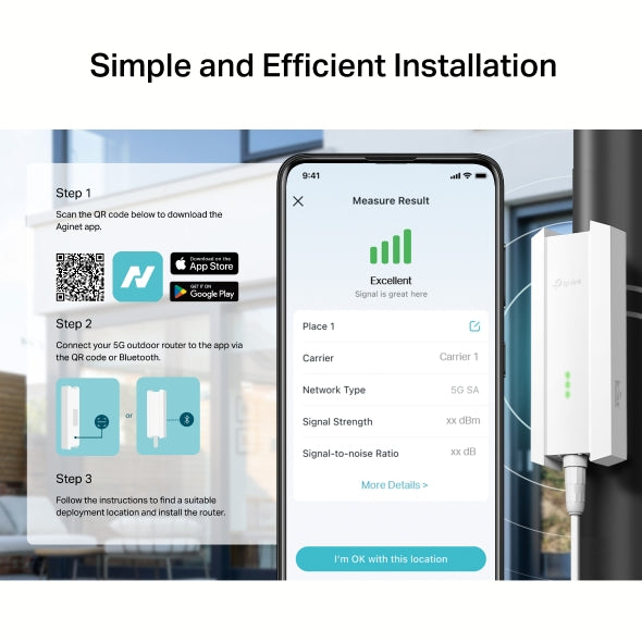 TP-Link 5G Outdoor Gateway - NE211-Outdoor