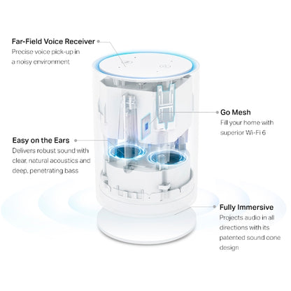 TP-Link AX1800 Mesh Wi-Fi 6 System with Alexa Built-In 3 Pack - Deco Voice X20