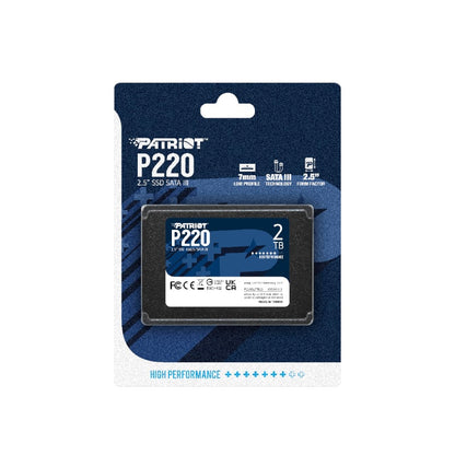 Patriot P220 2.5″ SATA III SSD - 2TB